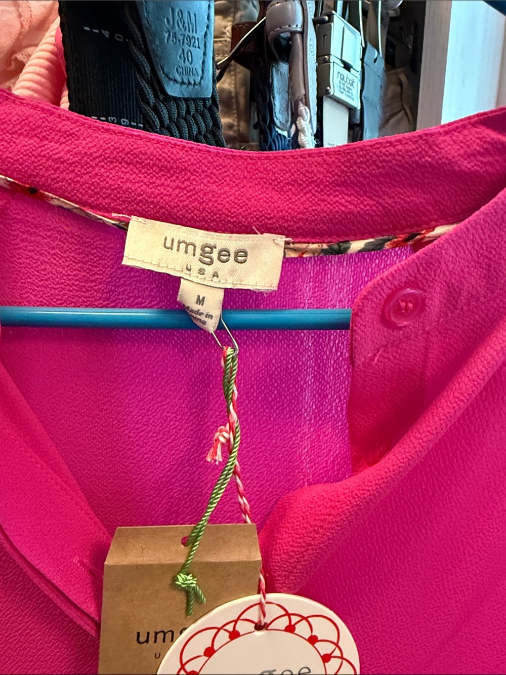 Umgee Bright Fuchsia Dress - Picture 2 of 3